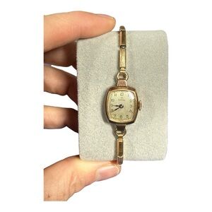 Vintage Omega Swiss Mechanical Watch | 14K GF | Gold Filled Bracelet